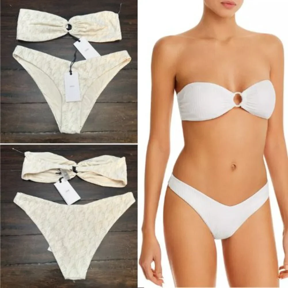 New! Onia Luna Top & Chiara Bikini Bottom Size L/XL 38008